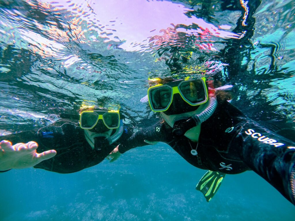 snorkelling